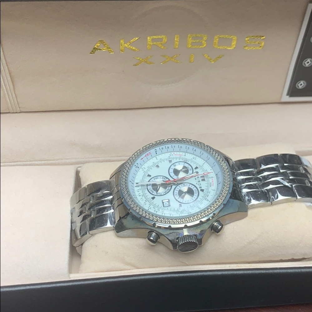 Akribos Stainless steel watch